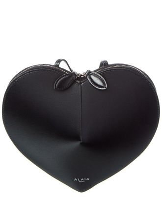 Alaia Alaia Le Couer Leather Shoulder Bag