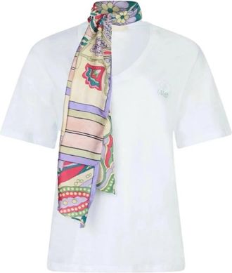Liu Jo T-shirt met korte mouwen - Dames - T-shirts - Veelkleurig - M - Katoen - Tops