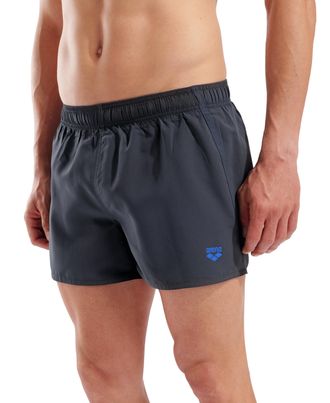 Arena Badeshorts ARENA FUNDAMENTALS X-SHORT R, Herren, Gr. S, N-Gr, asphalt, neon blau, Obermaterial: 100% Polyester, Badehosen Badeshorts