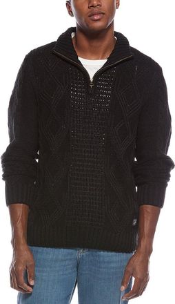 Weatherproof Vintage Weatherproof Vintage Cable 1/4-Zip Mock Neck Sweater