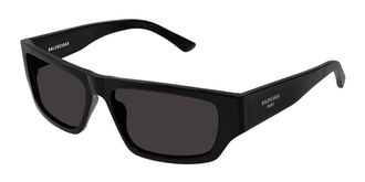 Balenciaga BB0366S 001 Mens Sunglasses Black Size 58