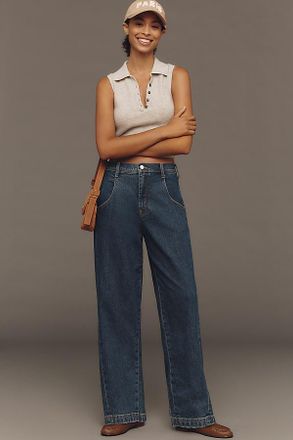 Pilcro Slouchy High-Rise Tapered Jeans