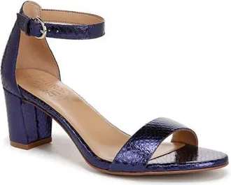 Naturalizer Vera Glitz Ankle Strap Sandal in Future Dusk Blue at Nordstrom, Size 9