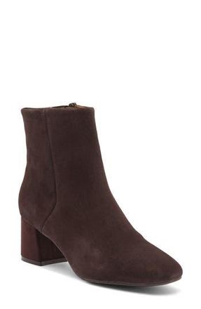 Blondo Etana Waterproof Block Heel Bootie in Java Suede at Nordstrom Rack, Size 5.5