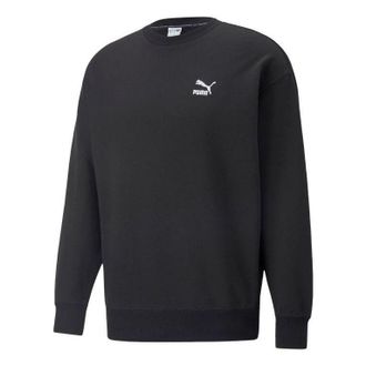 Puma Classics Relaxed Crewneck Sweatshirt Black 537662-01