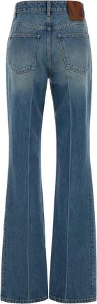 Valentino Garavani Womens Denim Jeans Mediumbluedenim Exterior: Cotton