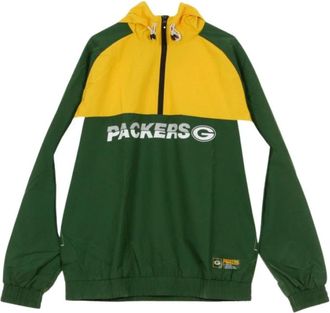 New Era NFL SLIPBare Windjack - Heren - Zomerjassen - Groen - M - Jassen