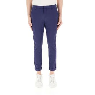 Dondup Heren, Broeken, Blauw, Maat: W34 Katoen