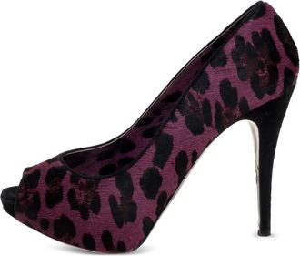 Dolce & Gabbana Pumps con stampa 120mm - Viola