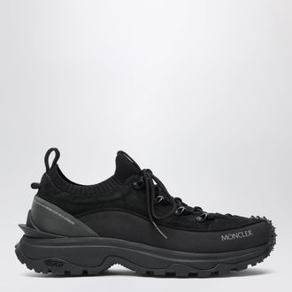 Moncler Sneaker Trailgrip Lite3 in nabuk e pelle scamosciata nere