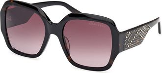 Guess GM00014 52F Womens Sunglasses Tortoiseshell Size 56