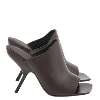 Ferragamo Era X5 Nappa Leather Mules, Size 10 B