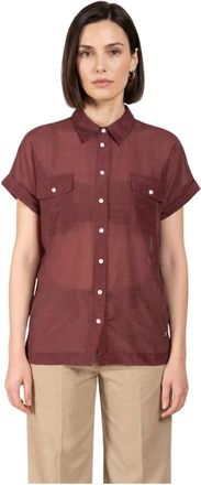 Mason's Natalie Shirt - Dames - Overhemden - Rood - S - Katoen - Overhemden