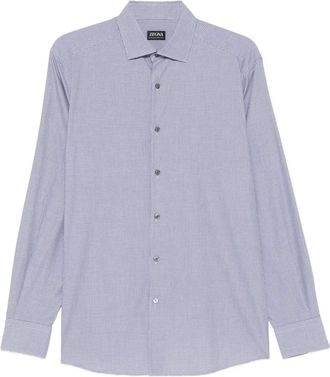 Ermenegildo Zegna Camicia a quadri - Blu