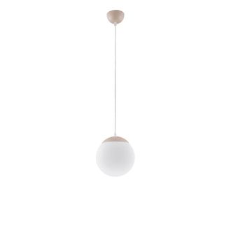 Sollux Lighting L&aacute;mpara colgantes taupe acero/vidrio alt. 110 cm