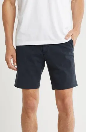 AG - Adriano Goldschmied Lux Flat Front Chino Shorts in Sulfur Blue Graphite at Nordstrom Rack, Size 31