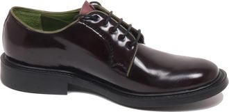 Breco's Bordeaux Scratched Schoen Italiaans Model - Heren - Nette schoenen - Rood - 41 1/2 EU - Schoenen
