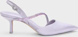 Charles & Keith Briella Sequinned Slingback Pumps