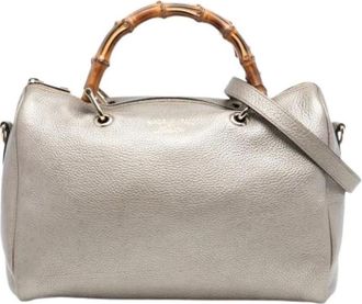 Gucci Pre-owned Handbags, female, Yellow, Size: ONE SIZE Pre-owned Leather Handbag