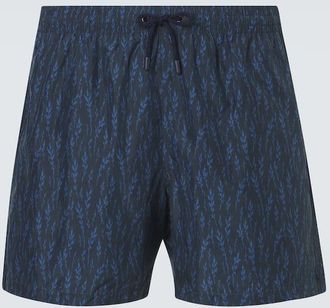 Canali Printed swim trunks
