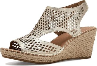 Gentle Souls Cody Perf Womens Wedge Shoes Ice Leather : 6.5 M, Leather/Suede