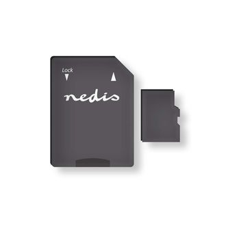 Nedis Tarjeta De Memoria Microsdxc 128 Gb Velocidad De Escritura 90 Mbs Velocidad De Lectura 45 Mbs Uhs I Adaptador Sd Incluido