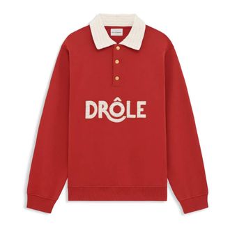 Dr&ocirc;le de Monsieur Sweatshirts, male, Red, Size: L Polo Drole