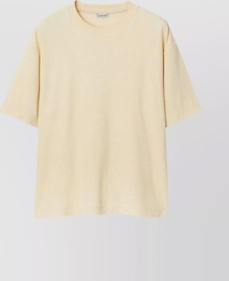 Burberry cotton terry oversized ribbed crew-neck t-shirt