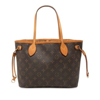 Louis Vuitton Brown Pvc Leather Handbag Tote Bag (Pre-Owned)
