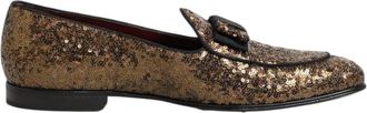 Dolce & Gabbana Loafers Dress - Heren - Loafers - Geel - 44 EU - Katoen - Schoenen