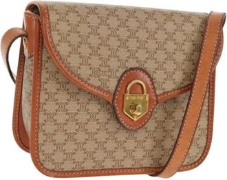 Celine Pre-owned Cross Body Bags, female, Beige, Size: ONE SIZE Pre-owned Plastic Cross Body Bag