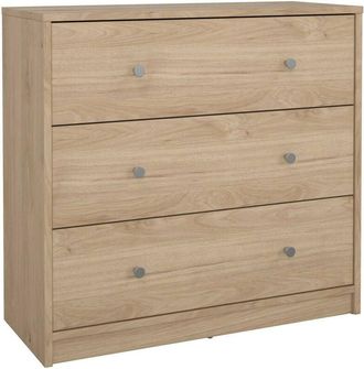 Dmora Dmora - Cajonera Alert, Cómoda multiusos, Cómoda de dormitorio, Gabinete con cajones, 72x30 h68 cm, Roble