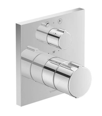 Duravit Duravit - C.1 Thermostat De Baignoire Encastr&eacute;, Rosace Carr&eacute;e, Avec