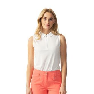 Daily Sports Peoria Womens Sleeveless Golf Polo in White at Nordstrom, Size X-Large