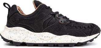Flower Mountain Mens Yamano 3 Trainers - Black Suede - Size UK 10