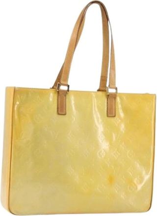 Louis Vuitton Pre-owned Vintage Tote Bag - Dames - Vintage Shopper - Geel - ONE Size - Leer - Vintage