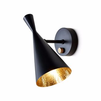 TOM DIXON Beat Wandleuchte, schwarz