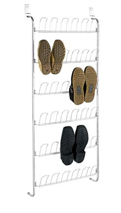 WENKO Estanteria Zapatero Para Puerta 18 Pares De Zapatos