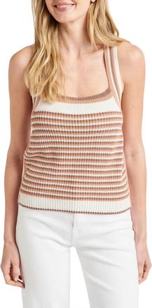 Splendid Desert Knit Tank In Sunset Stripe
