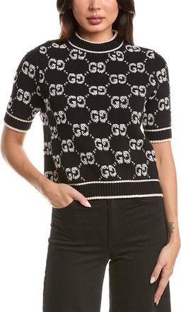 Gucci Wool Boucle Jacquard Sweater