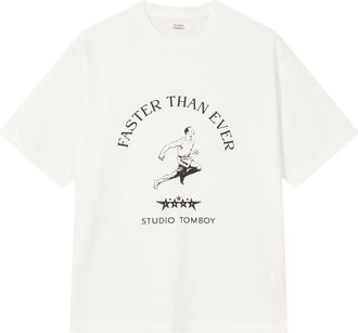 STUDIO TOMBOY T-shirt con stampa grafica - Bianco