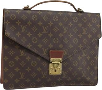 Louis Vuitton Pre-owned Handbags, female, Brown, Size: ONE SIZE Pre-owned Canvas Handbag
