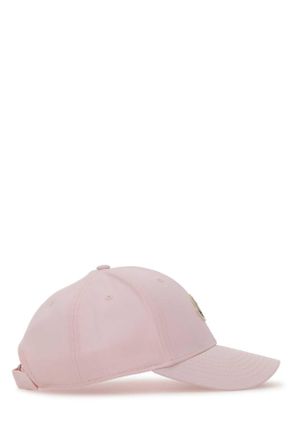 Moncler Womens Pink Cotton Baseball Cap 506 Base Fabric: Cappelli E Fasce Per Capelli Hat