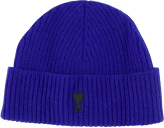Ami Ami de Coeur Muts - unisex - Accessoires - Blauw - Maat: ONE Size Wol