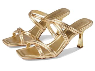 Michael Kors Corrine Sandal Womens Shoes Pale Gold : 7 M, Leather