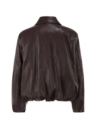 Herno Balloon Hem Viscose Jacket - Bordeaux
