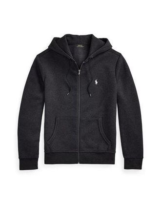 Ralph Lauren Double-Knit Full-Zip Hoodie