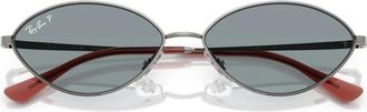 Ray-Ban Zonnebrillen - unisex - Zonnebrillen - Grijs - 56 MM - Nylon - Accessoires