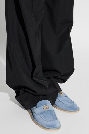 Dolce & Gabbana Suede Shoes, Womens, Blue