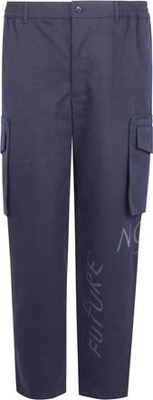 Comme Des Gar&ccedil;ons Heren, Broeken, Blauw, Maat: M